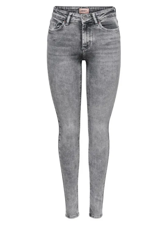 ONLY Jeansy 15245366 Szary Skinny Fit