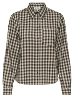 ONLY Koszula Liva 15355446 Beżowy Regular Fit