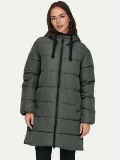 ONLY Kurtka zimowa Clair 15323232 Szary Regular Fit