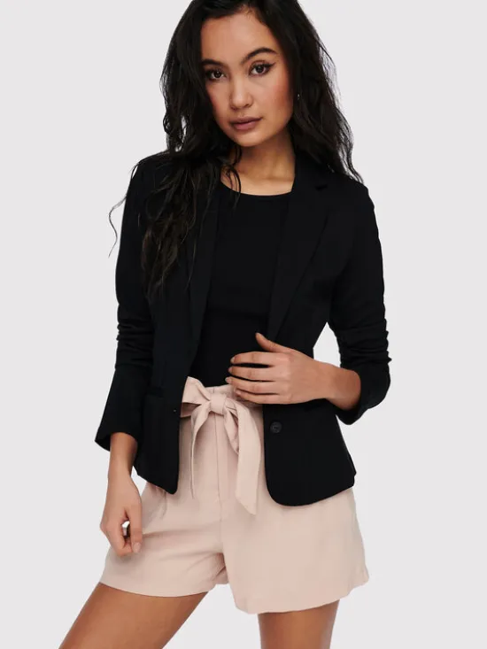 ONLY Marynarka Poptrash 15153144 Czarny Regular Fit