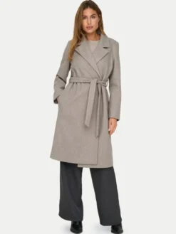 ONLY Płaszcz przejściowy Alvilda 15314362 Beżowy Regular Fit