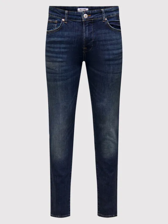 Only & Sons Jeansy Loom 22024514 Granatowy Slim Fit