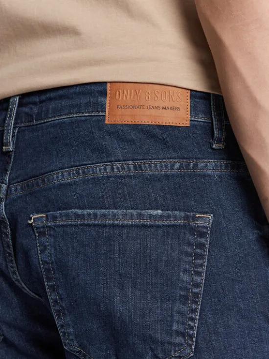 Only & Sons Jeansy Loom 22024514 Granatowy Slim Fit