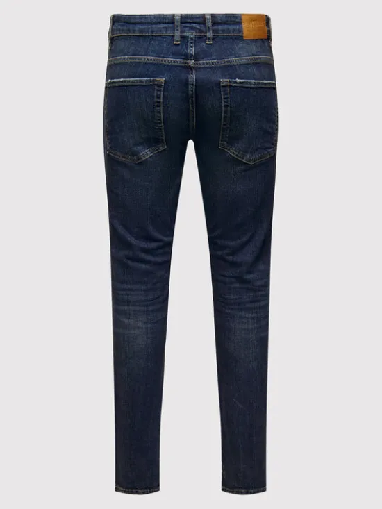 Only & Sons Jeansy Loom 22024514 Granatowy Slim Fit