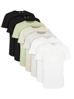 Only & Sons Komplet t-shirtów Jeff 22034804 Kolorowy Regular Fit