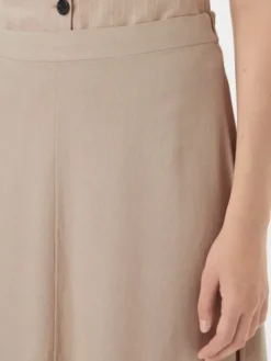 ONLY Spódnica midi Goa 15363690 Beżowy Regular Fit