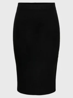 ONLY Spódnica ołówkowa 15233600 Czarny Slim Fit