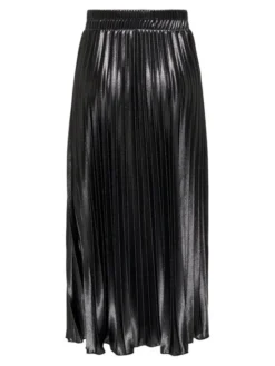 ONLY Spódnica plisowana Lyon 15330727 Czarny Regular Fit