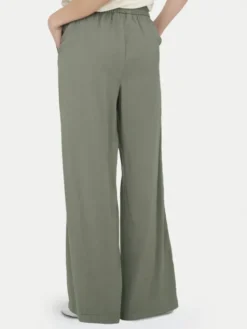 ONLY Spodnie materiałowe Aris 15337956 Zielony Straight Fit
