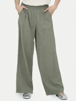 ONLY Spodnie materiałowe Aris 15337956 Zielony Straight Fit