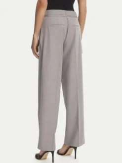 ONLY Spodnie materiałowe Marine 15338350 Szary Straight Fit