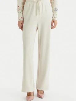 ONLY Spodnie materiałowe Maya 15369156 Beżowy Loose Fit