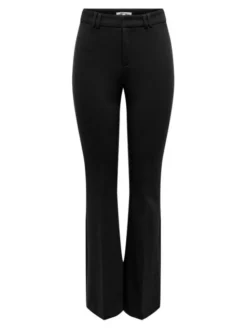 ONLY Spodnie materiałowe Peach 15298660 Czarny Flared Fit