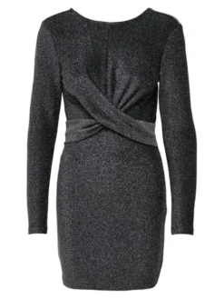 ONLY Sukienka koktajlowa Rich 15360278 Szary Regular Fit
