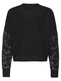 ONLY Sweter Alta 15353230 Czarny Regular Fit