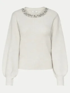 ONLY Sweter Elsa 15210667 Beżowy Regular Fit