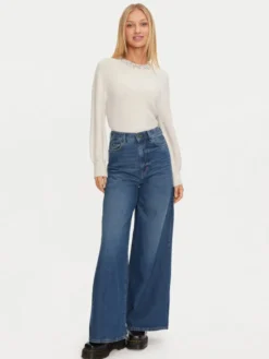 ONLY Sweter Elsa 15210667 Beżowy Regular Fit