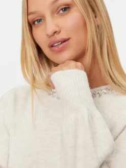 ONLY Sweter Elsa 15210667 Beżowy Regular Fit