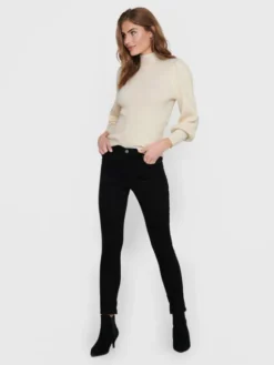 ONLY Sweter Katia 15232494 Beżowy Regular Fit