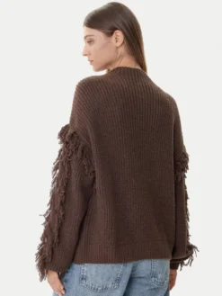 ONLY Sweter Molly 15363467 Brązowy Regular Fit