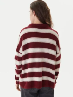 ONLY Sweter Talio 15358606 Bordowy Regular Fit