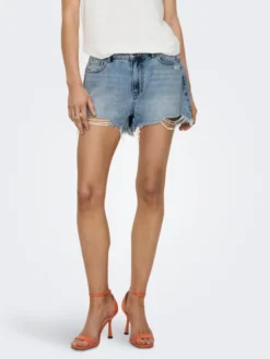 ONLY Szorty jeansowe Pacy 15256232 Niebieski Regular Fit