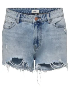 ONLY Szorty jeansowe Pacy 15256232 Niebieski Regular Fit