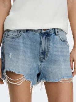 ONLY Szorty jeansowe Pacy 15256232 Niebieski Regular Fit