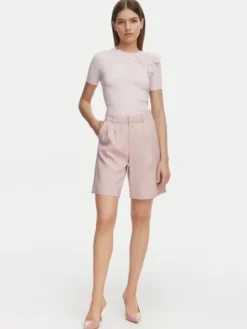 ONLY Szorty materiałowe Aris 15364121 Fioletowy Regular Fit