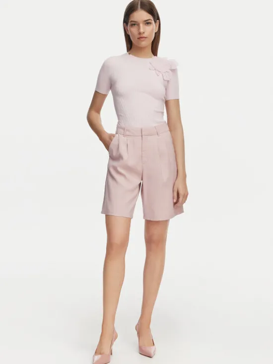 ONLY Szorty materiałowe Aris 15364121 Fioletowy Regular Fit