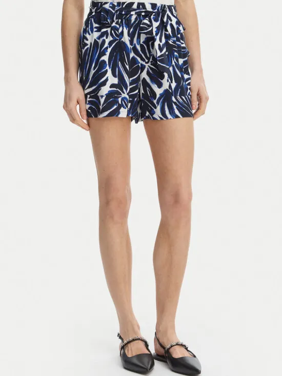 ONLY Szorty materiałowe Nova 15317850 Granatowy Regular Fit