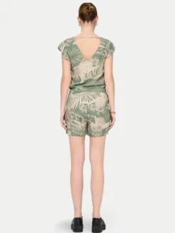 ONLY Szorty materiałowe Palina 15324504 Zielony Regular Fit