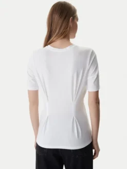 ONLY Top Elena 15368451 Biały Slim Fit