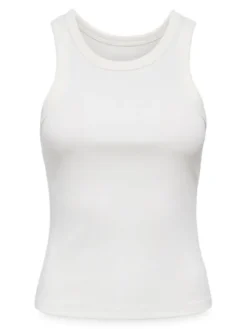 ONLY Top Val 2-Way 15371705 Biały Slim Fit