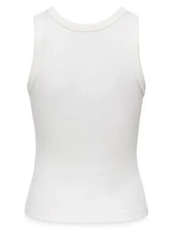 ONLY Top Val 2-Way 15371705 Biały Slim Fit
