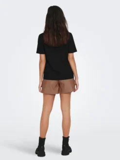 ONLY T-Shirt 15270390 Czarny Regular Fit