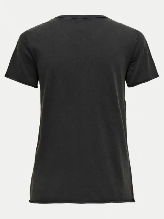 ONLY T-Shirt Lucy 15215721 Czarny Regular Fit