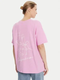 ONLY T-Shirt Vivvi 15346761 Różowy Regular Fit