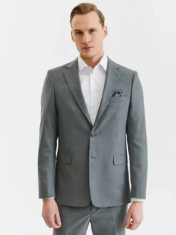 Pako Lorente Garnitur P23SF-4G-005 Szary Slim Fit