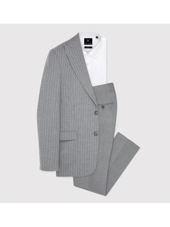 Pako Lorente Garnitur P25SF-4X-025 Szary Slim Fit