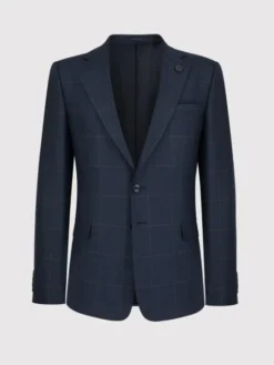 Pako Lorente Garnitur P22WF-4G-001 Granatowy Slim Fit