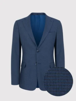 Pako Lorente Garnitur P23WF-4G-004 Granatowy Slim Fit