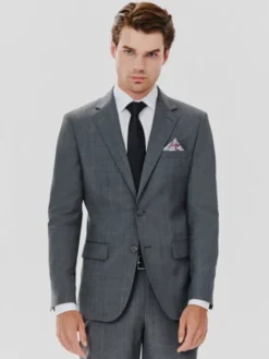 Pako Lorente Garnitur P24WP-4G-007 Szary Super Slim Fit