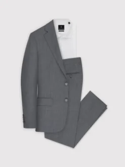 Pako Lorente Garnitur P24WP-4G-007 Szary Super Slim Fit