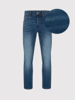 Pako Lorente Jeansy P25WF-WJ-002 Granatowy Slim Fit