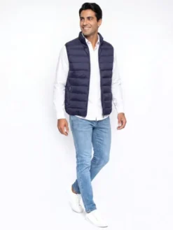 Pako Lorente Kamizelka B000B-8X-001 Granatowy Slim Fit