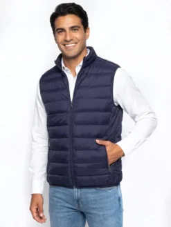 Pako Lorente Kamizelka B000B-8X-001 Granatowy Slim Fit