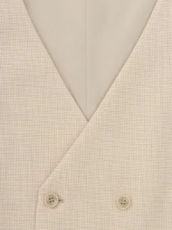 Pako Lorente Kamizelka garniturowa P26SF-8X-013 Beżowy Slim Fit