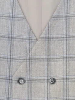 Pako Lorente Kamizelka garniturowa P26SF-8X-014 Szary Slim Fit