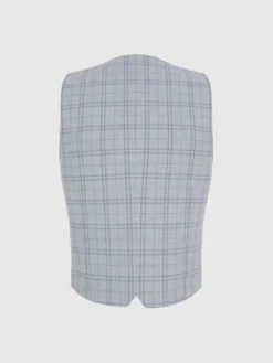 Pako Lorente Kamizelka garniturowa P25WF-8X-001 Szary Slim Fit